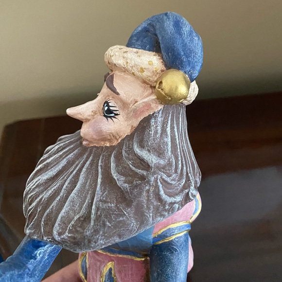 Handmade ceramic vintage figurine, court jester - Picture 6 of 13